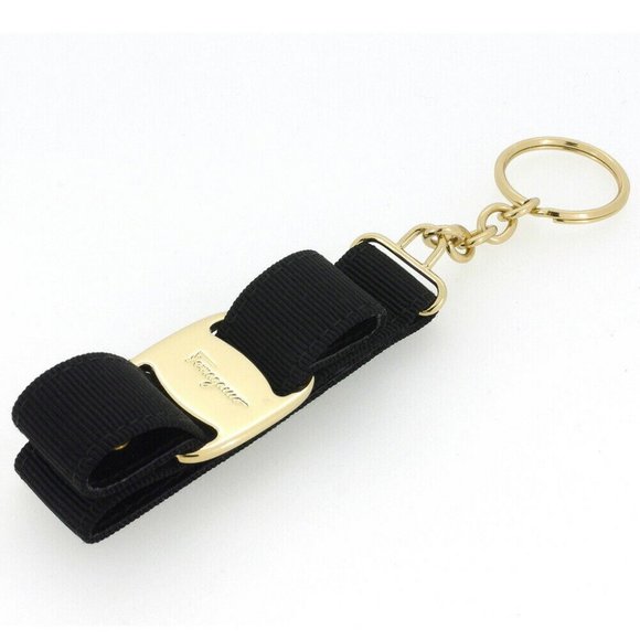 Authentic Salvatore Ferragamo Keychain Keyling USED - Picture 1 of 10